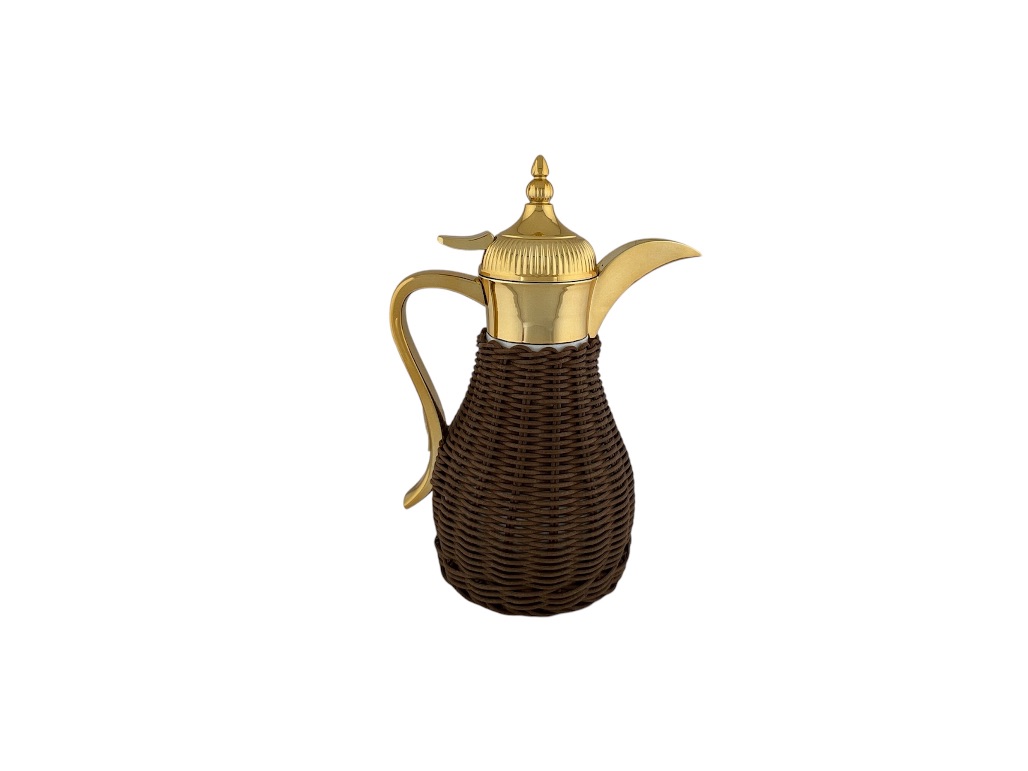 S.S FLASK 1LIT RATTAN D.BROWN VAF0010301