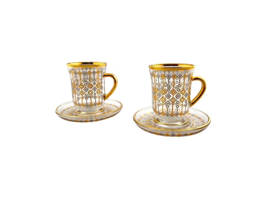 GL214-ITSG TEA CUP & SAUCER GOLDEN