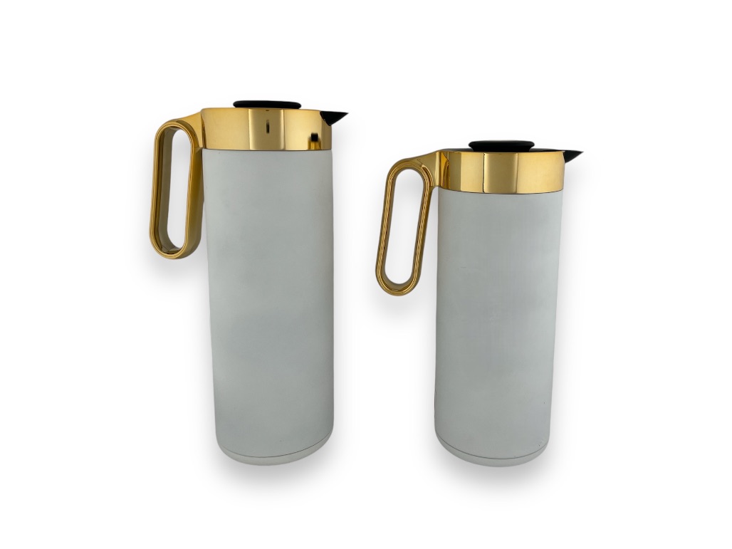 FK23-WHG FLASK SET OF 2PCS CLASSIC WHITE GOLD