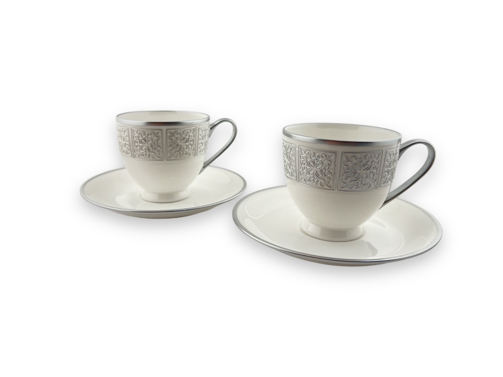 GLZ 120 LILY PLATIN porcelain nescafe set 12 pcs