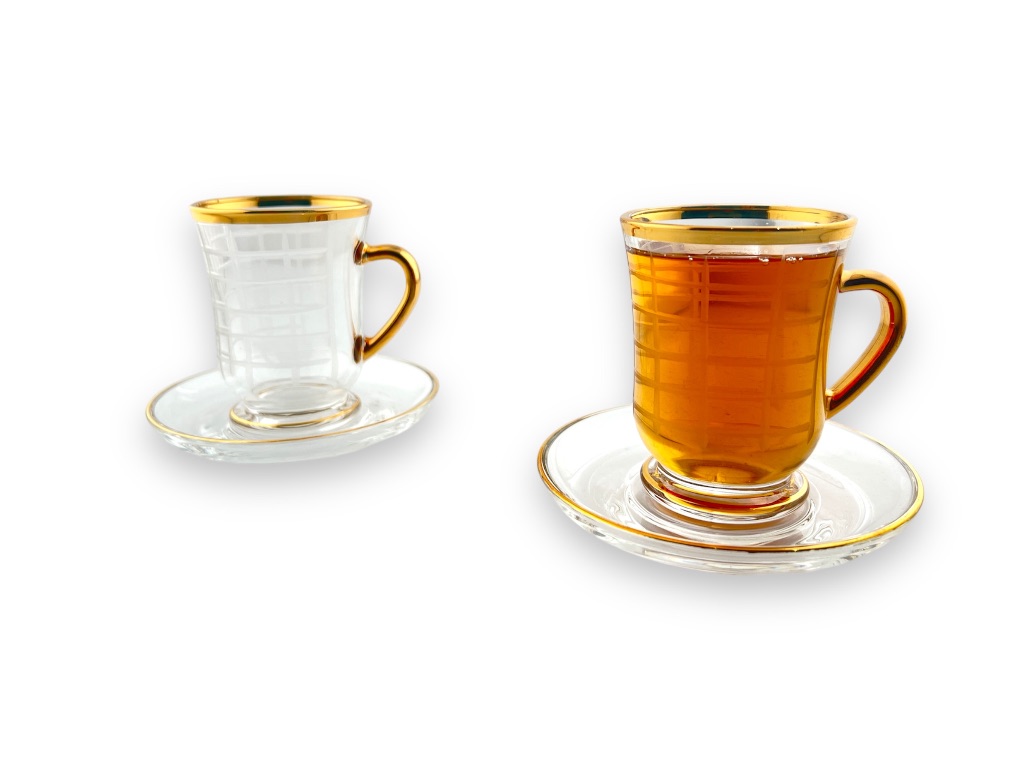 GL26-ITG TEA CUP & SAUCER GOLDEN LINE