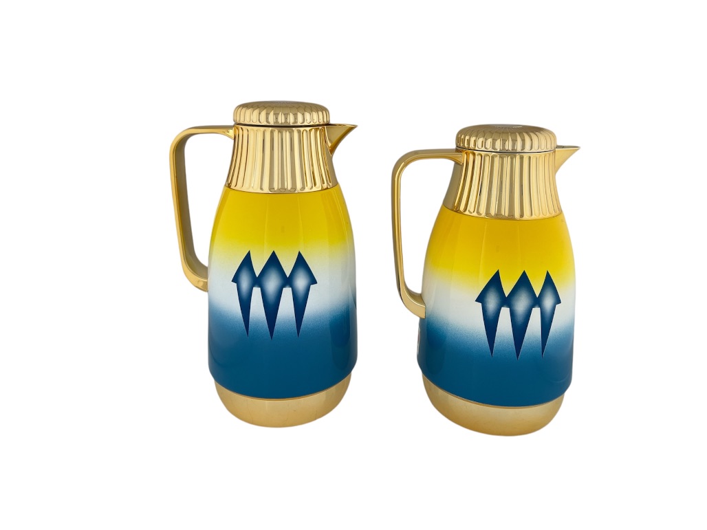 VACUUM FLASK CPS 0.75&1.0L BADUWIN BLUE/GOLD - CPS-BD-BLG