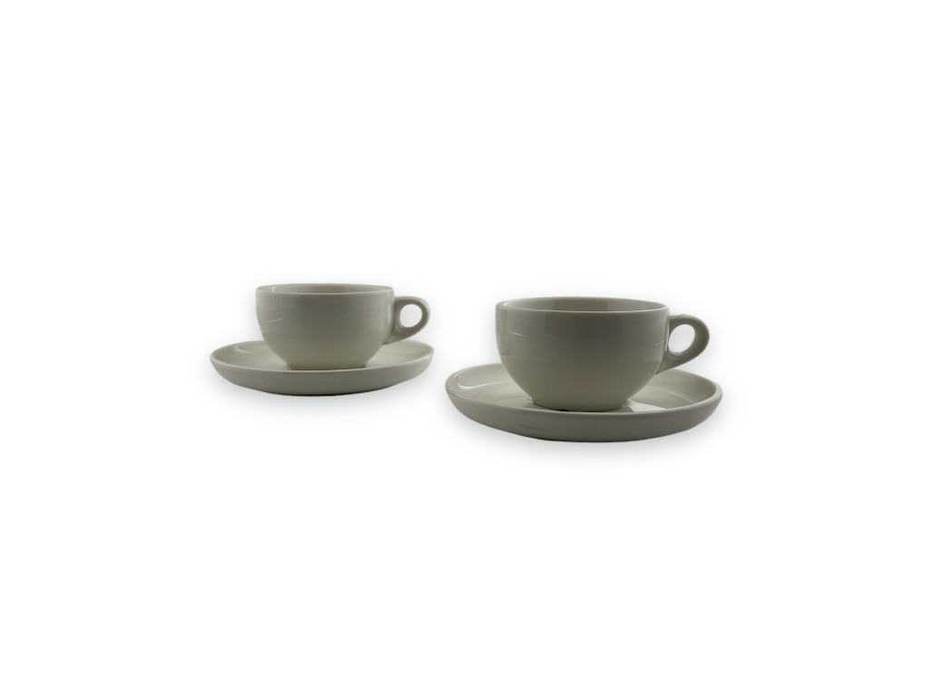 08-389 H.P LVORY / COFFEE CUP & SAUCER 100CC