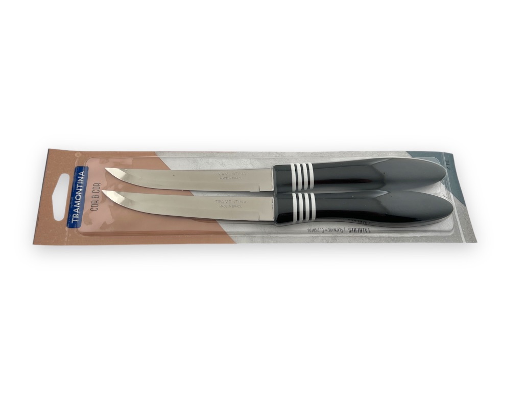 23465205 5"2 PCS STEAK KNIVES SET COR & COR BLACK 4944