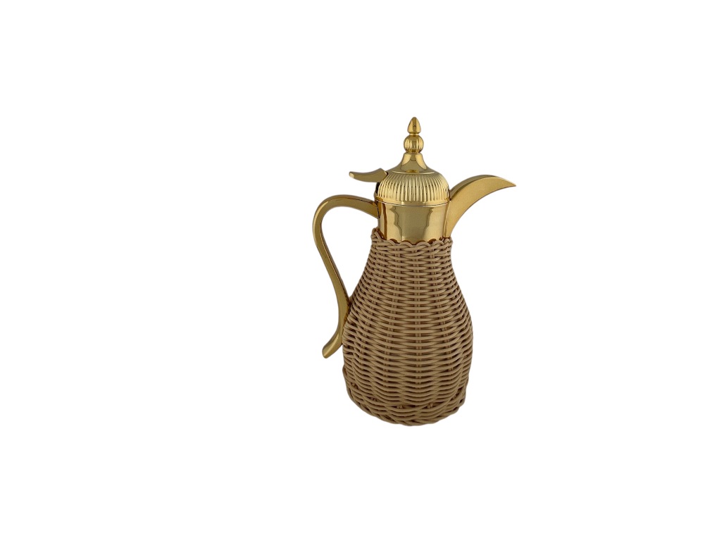 S.S FLASK 0.6LIT RATTAN L.BROWN VAF0010297