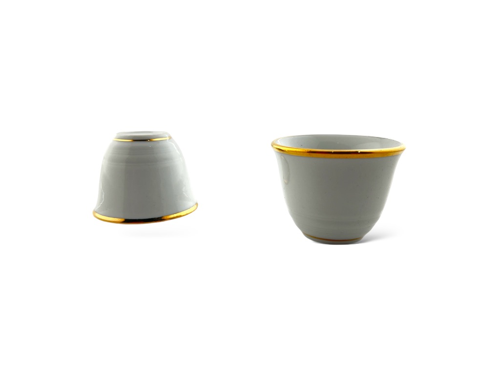 PR99-CWG PORCELAIN CAWA CUP (GOLDEN RIM)