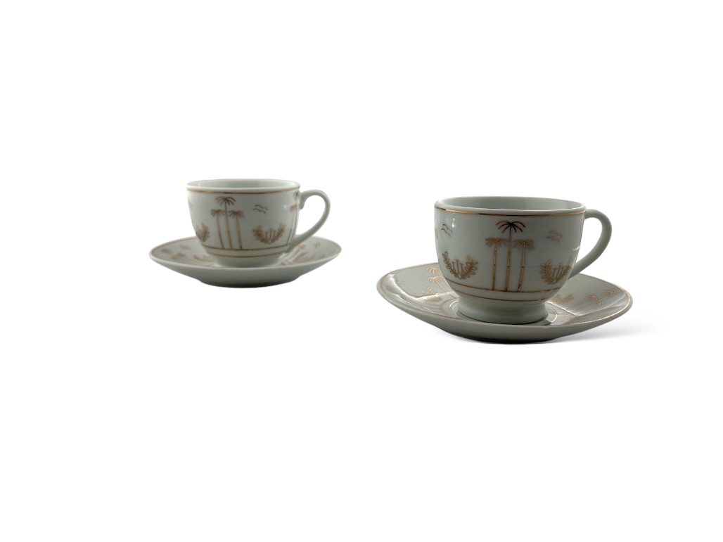 (100CC-FLOWER) COFFEE CUP FLOWER 1X12 SET