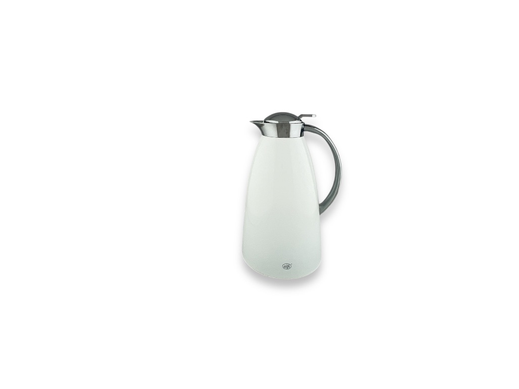 AI-3591-211-100 GUSTO TEA FLASK COCONUT WHITE 1L CHROME