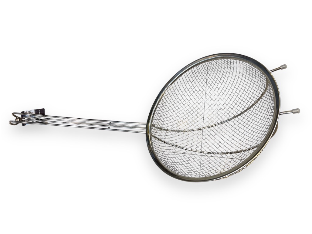 AFQL055A-03-30CM S/S STRAINER ROUND DEEP 30CM