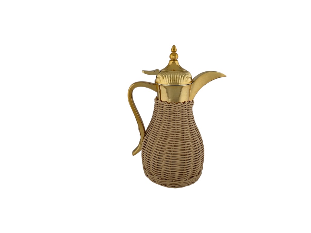 S.S FLASK 1LIT RATTAN L.BROWN VAF0010298