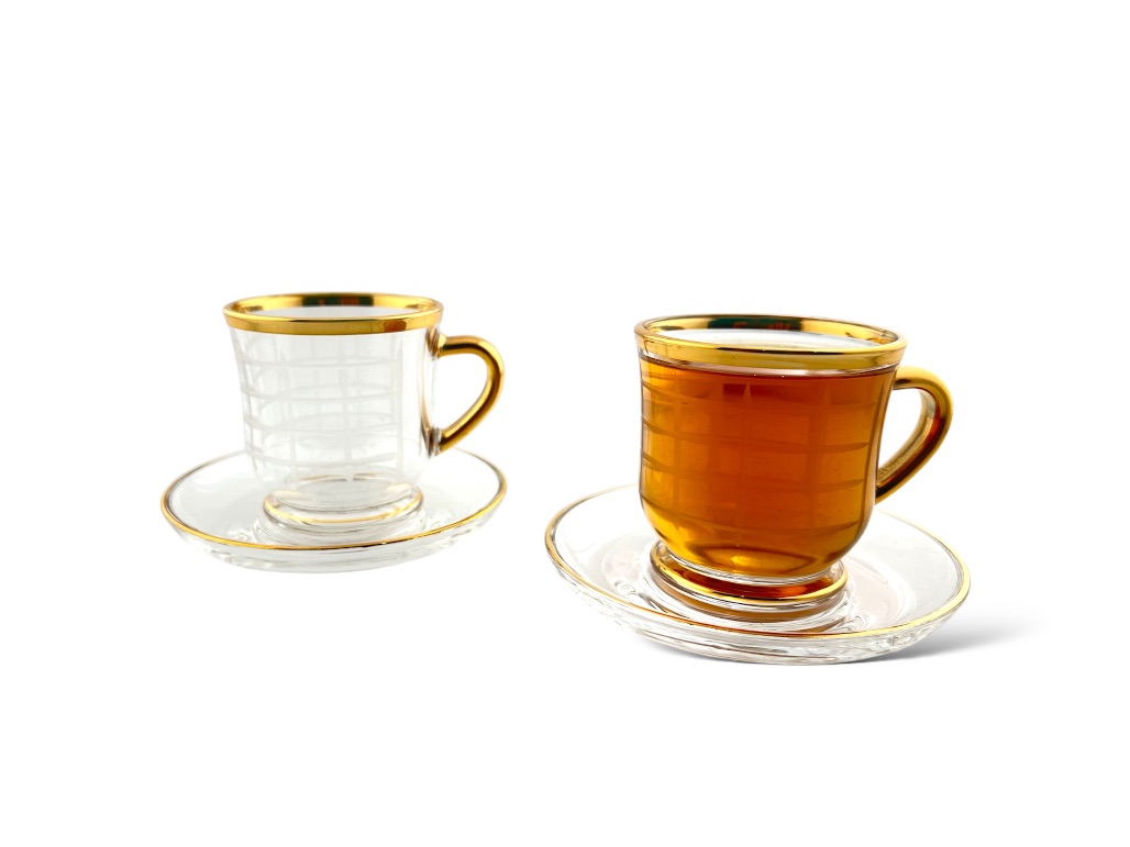 GL26-MKTG CUP & SAUCER SET GOLDEN LINE