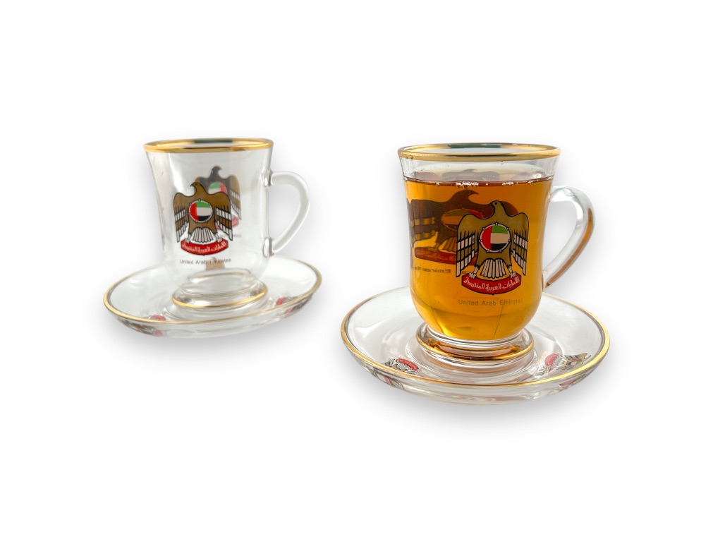 GL100-ITG TEA CUP & SAUCER SET (UAE LOGO