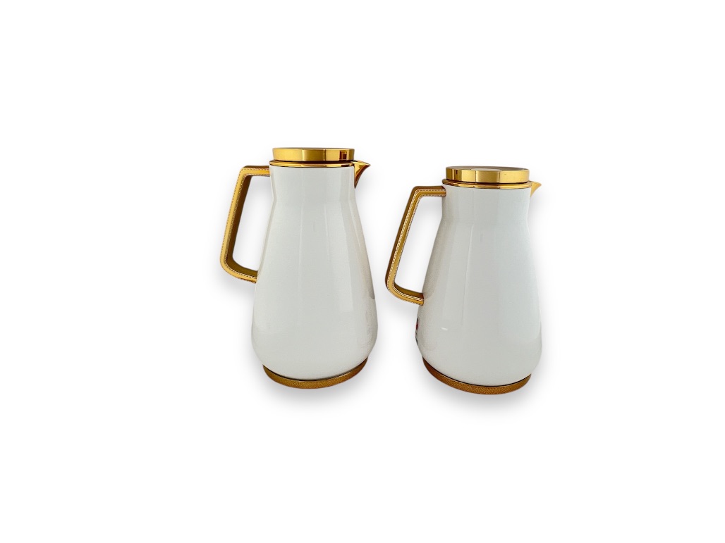 FLW-WHG VACUUM FLASK 0.75/1.0L WHITE/GOLD