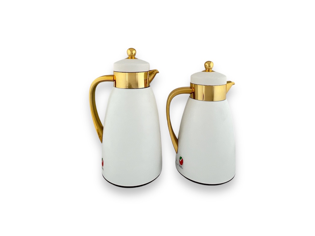 SJ07B-WG 0.7 +1.0L FLASK SET WHITE GOLD