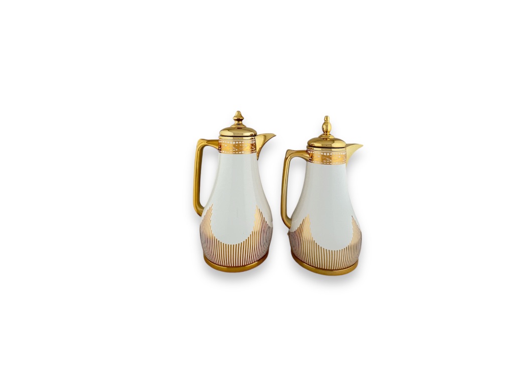 NDT-A802-WHG VACUUM FLASK (NDT) 0.75/1.0L WHITE/GOLD