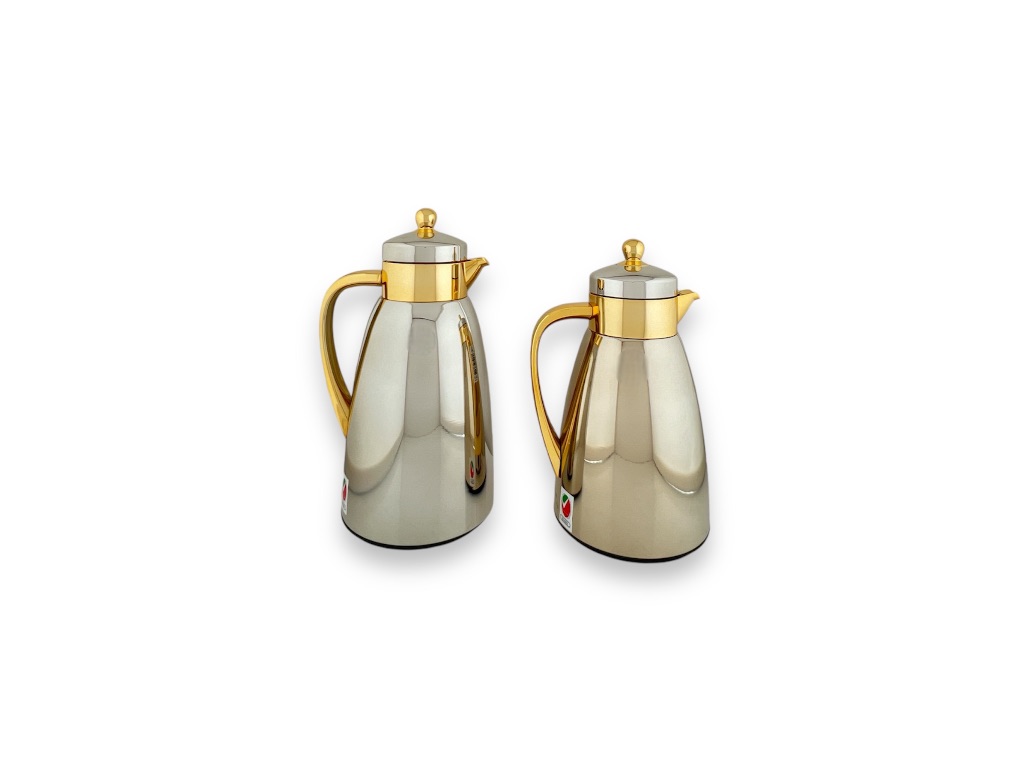 SJ07B-NG 0.7 +1.0L FLASK SET NIKEL+GOLD