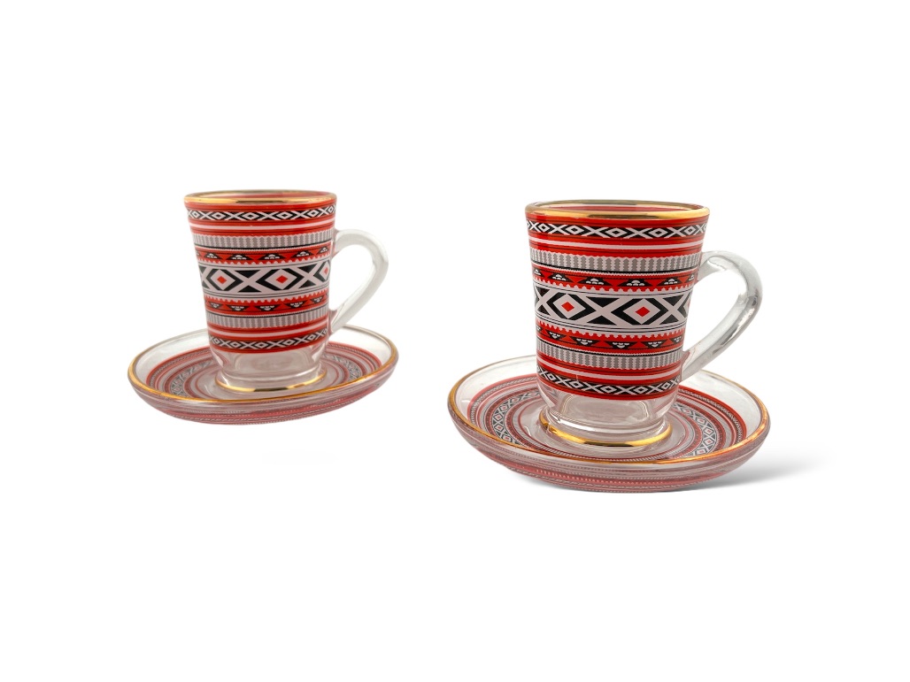 TEA CUP & SAUCER SET (SADU DGN) SD-ITG